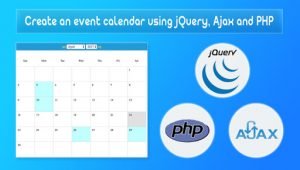 calendar js with codeigniter